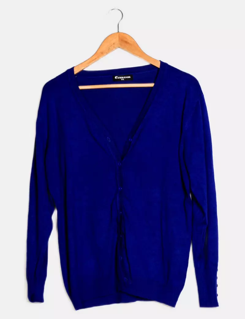 Corazón Chaqueta de punto de punto