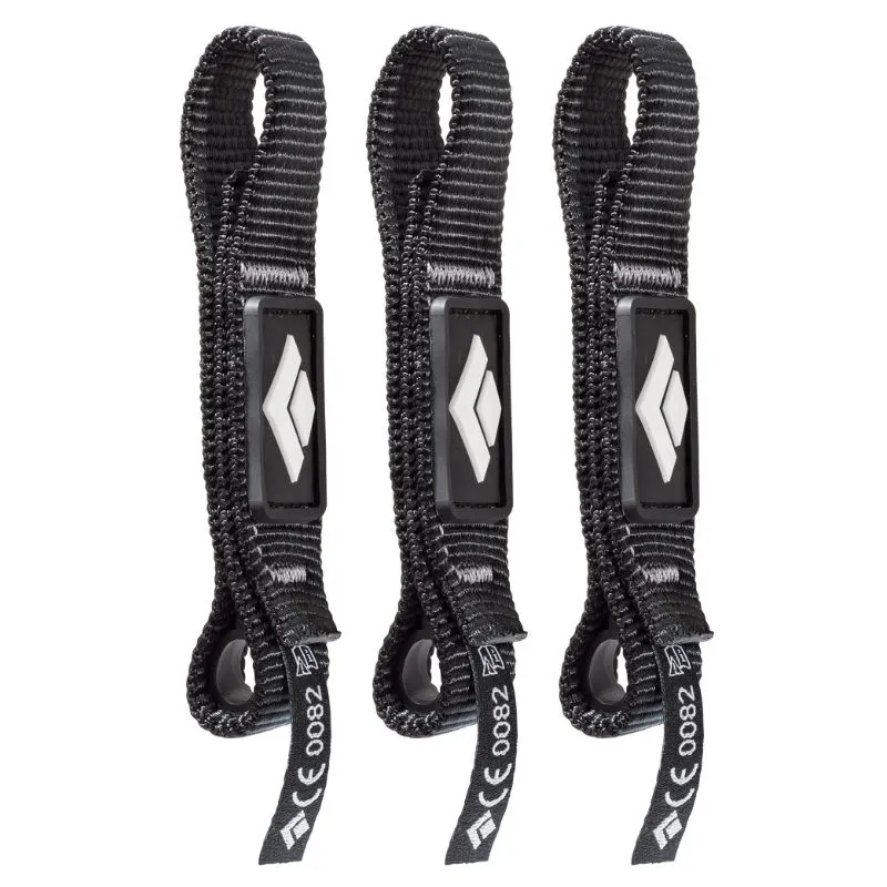 CORREAS BLACK DIAMOND DIAMOND DOGBONE 12CM  3 PCK