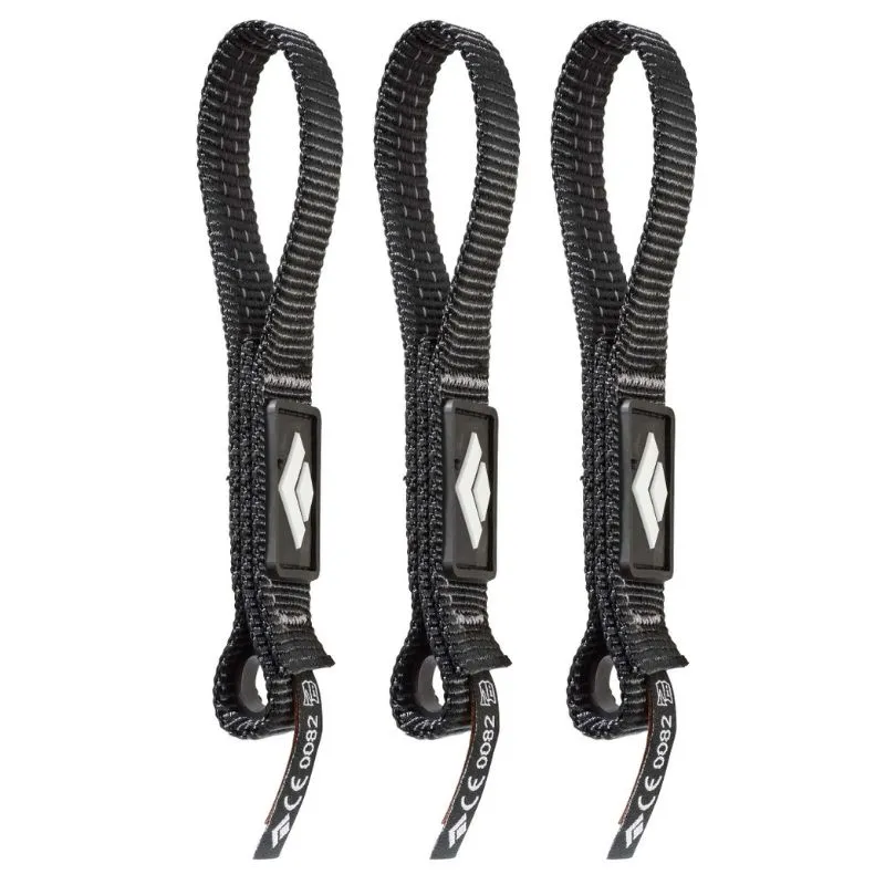 CORREAS BLACK DIAMOND DIAMOND DOGBONE 16CM  3 PCK