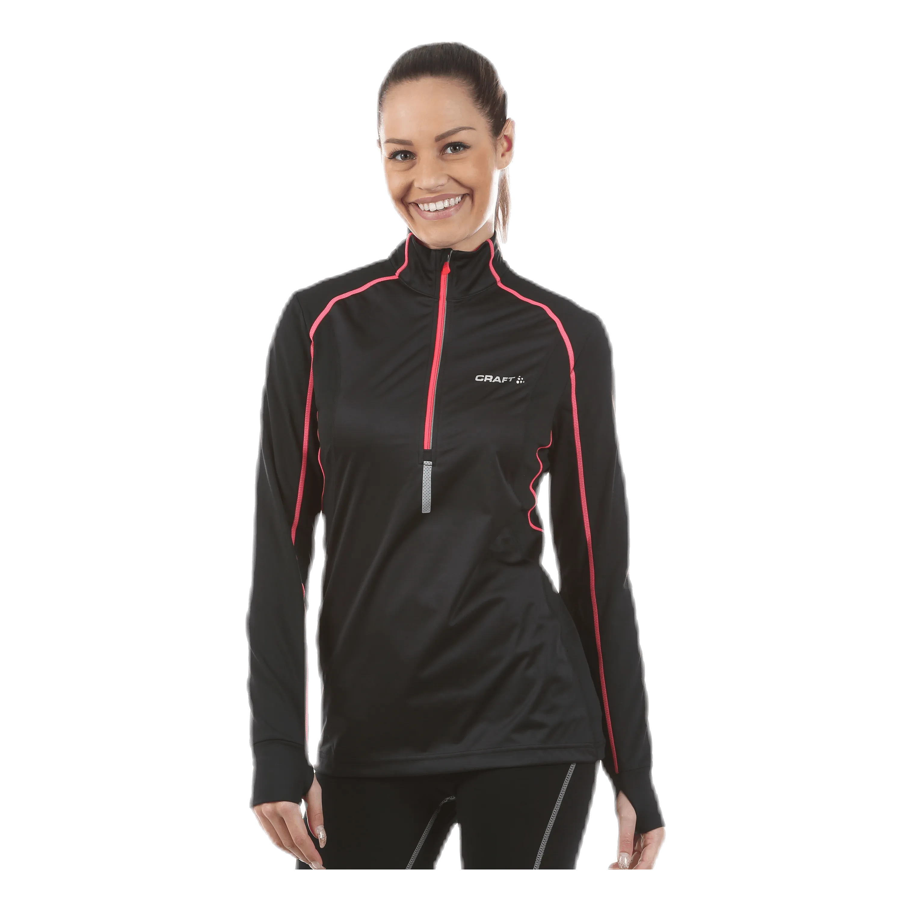 Craft Defense Thermal Wind Top Pink/Black