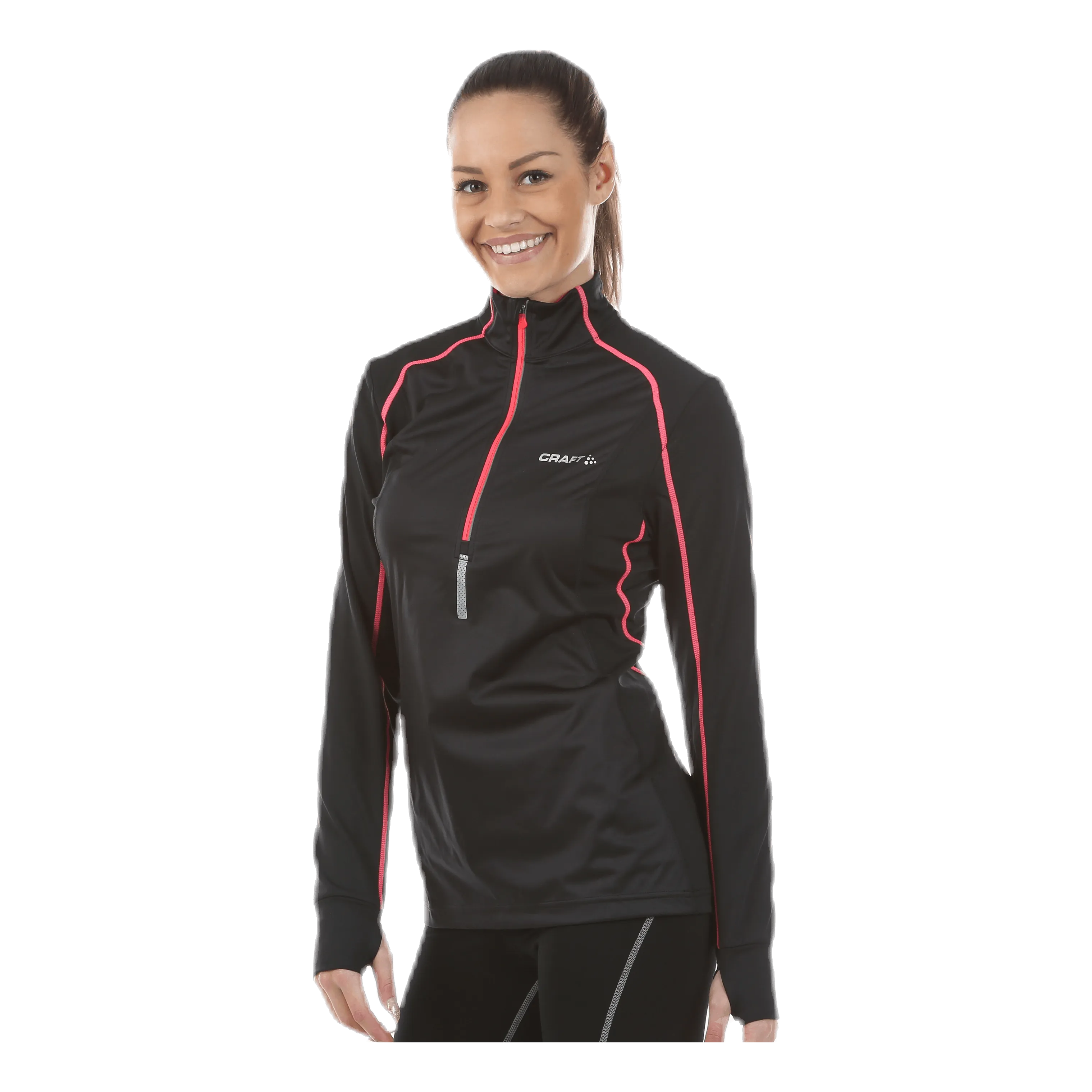 Craft Defense Thermal Wind Top Pink/Black