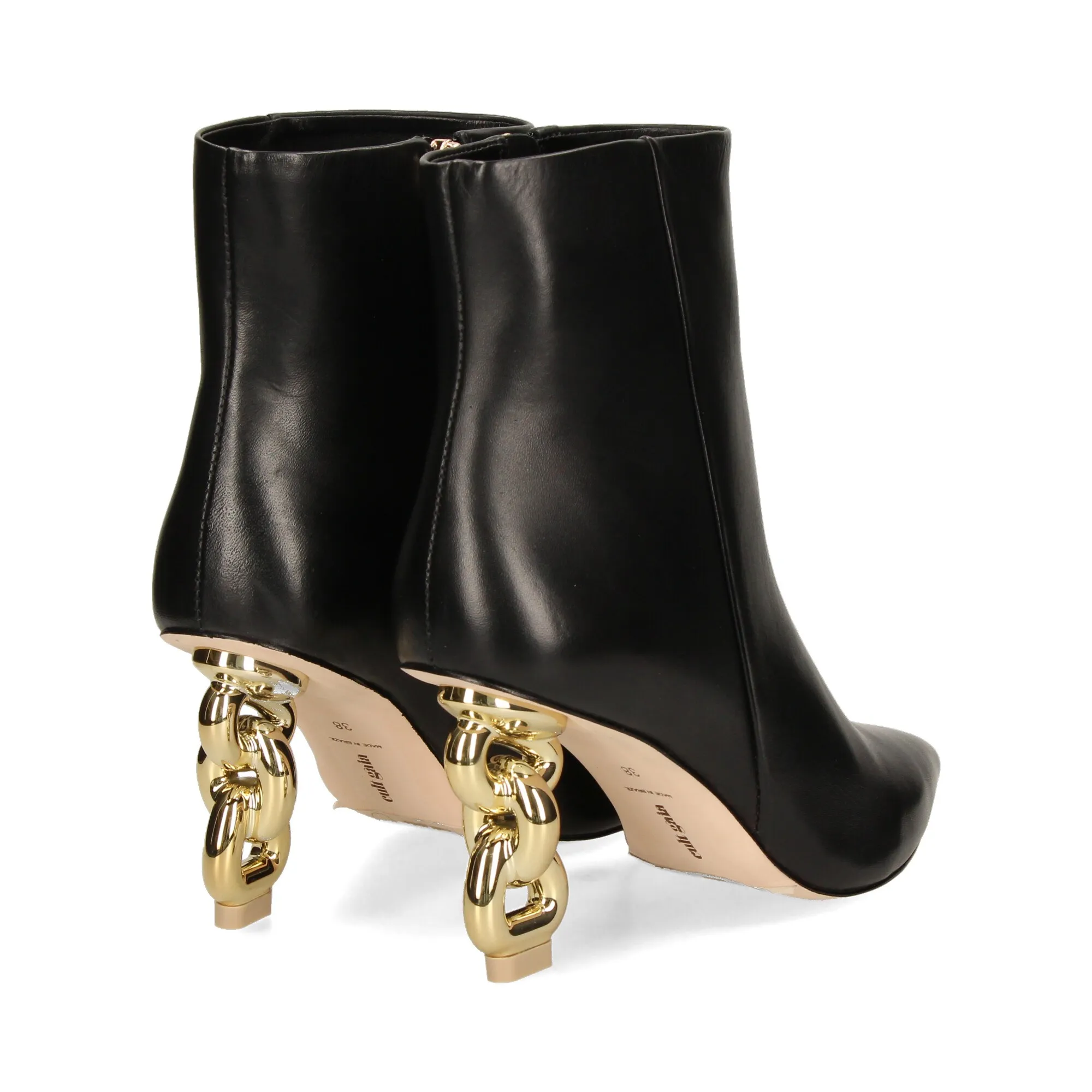 CULT GAIA Botines con tacón de Mujer NEGRO