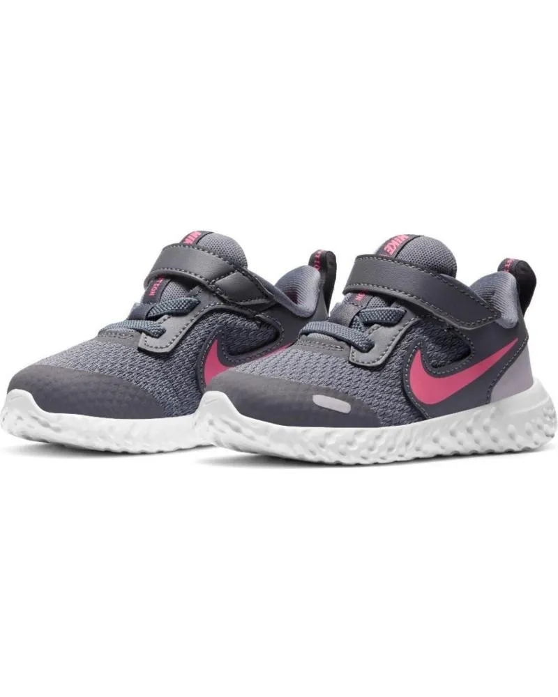 DEPORTIVAS NIKE  DE NIñA REVOLUTION 5 TDV GRISROSA 015  22  VARIOS COLORES