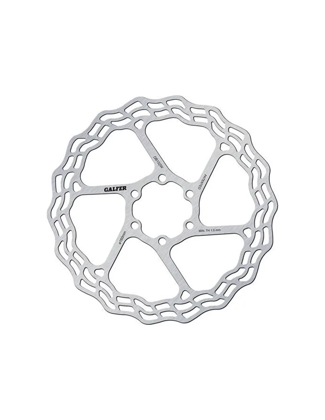 Disco de freno de ciclismo Galfer ROAD WAVE Ø160MM