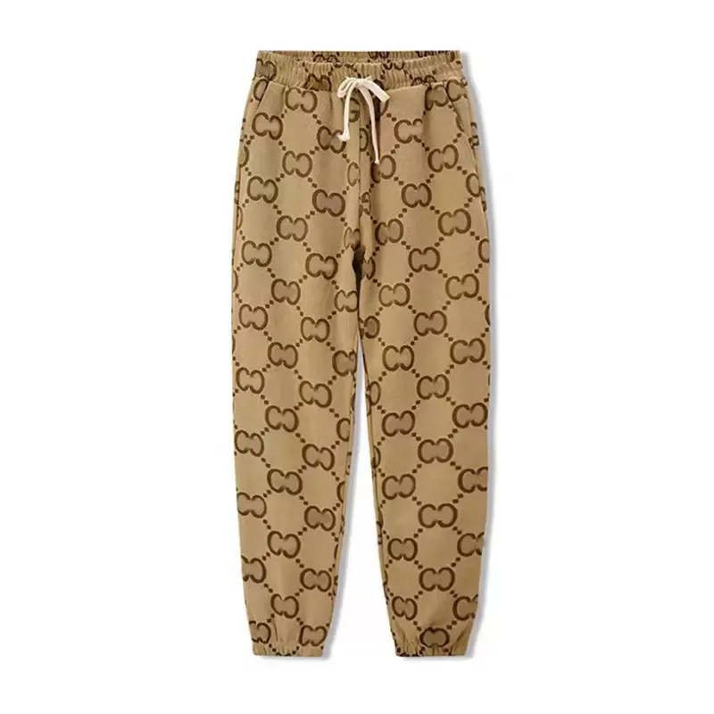 Diseñador de marca, pantalones para hombres, pantalones con alfabeto para hombres, pantalones deportivos, culturismo, fitness, d
