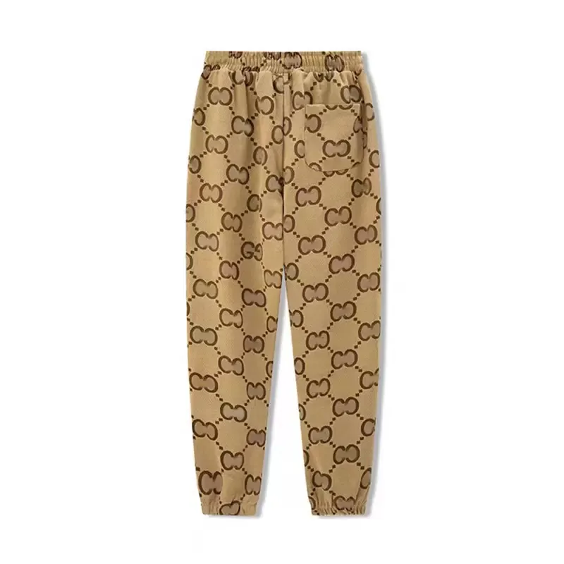Diseñador de marca, pantalones para hombres, pantalones con alfabeto para hombres, pantalones deportivos, culturismo, fitness, d