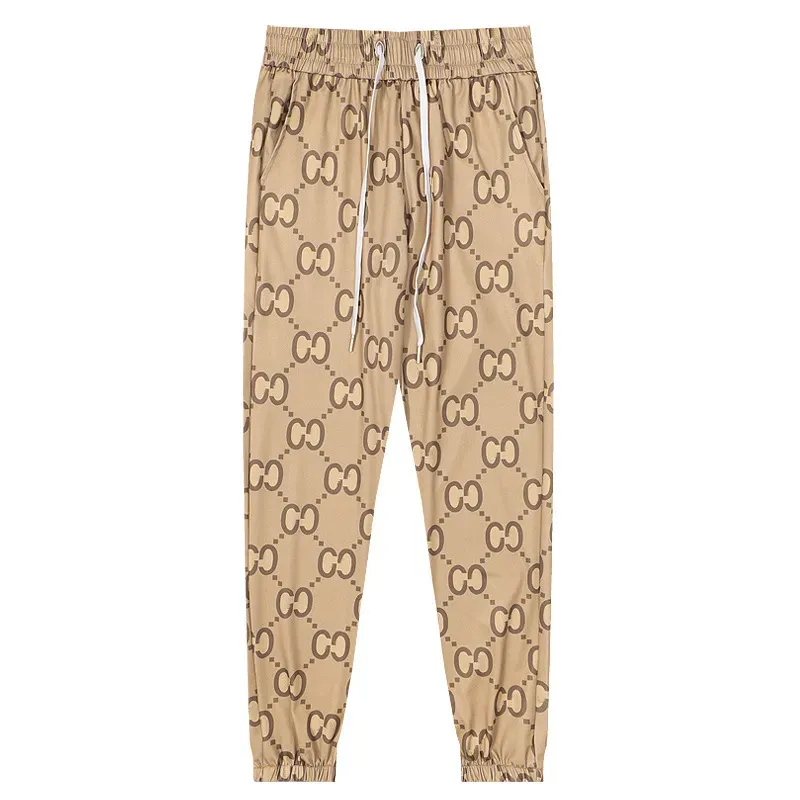 Diseñador de marca, pantalones para hombres, pantalones con alfabeto para hombres, pantalones deportivos, culturismo, fitness, d