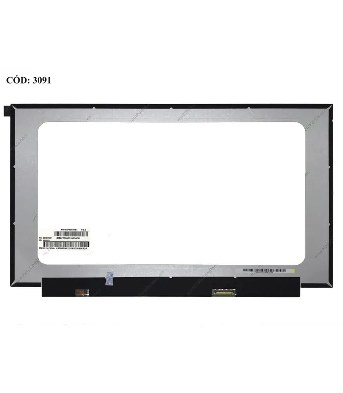DISPLAY 15.6" 30PIN WLED SLIM FHD (1920X1080) NARROW MATTE 60HZ IPS NTS EDP VC.D PCBA FLAT 2CM NO BRACKETS / M29204001