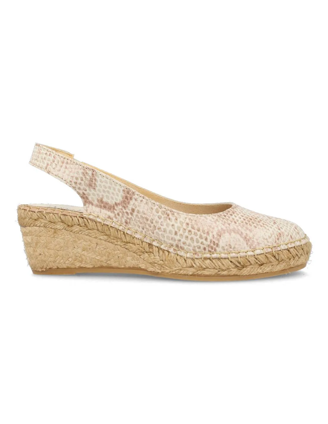 DOñA DORA  CUñA NAPA SERPIENTE BLANCO