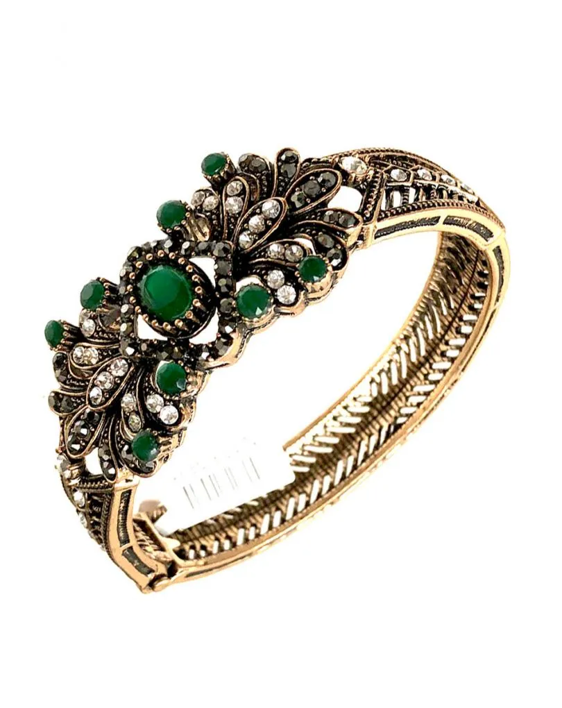 ELEGANTES BRAZALETES VERDES REPLICA DE JOYAS ANTIGUAS OTOMANAS