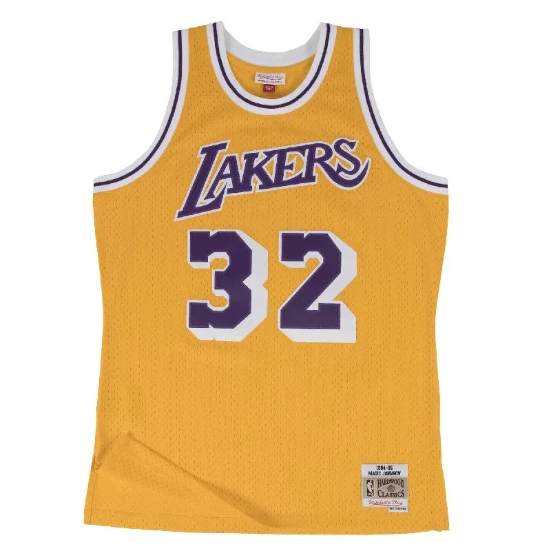  EQUIPACIONES OFICIALES BáSQUET MITCHELL&NESS LOS ANGELES LAKERS  MAGIC JOHNSON