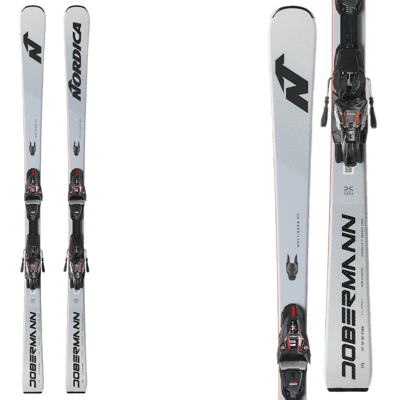 Esquís Nordica Dobermann Multigara DC con fijaciones Xcell 14 FDT