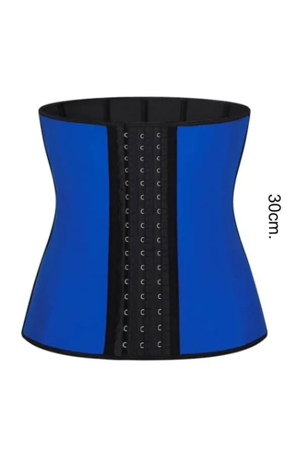Faja latex 3 filas corchetes cintura Waist Training