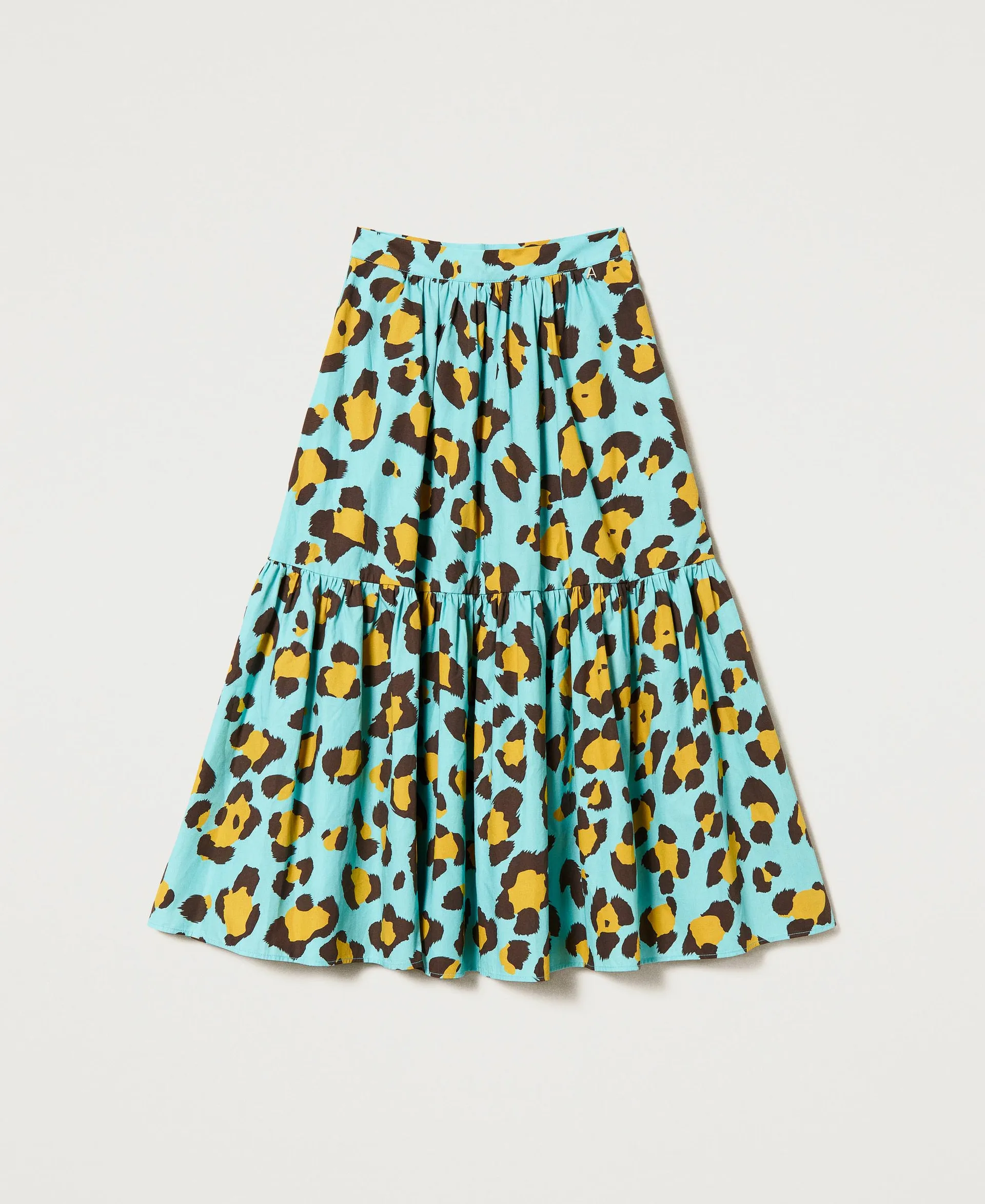 Falda larga animal print