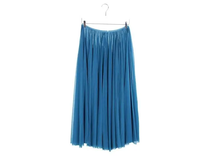 Falda larga azul Céline 