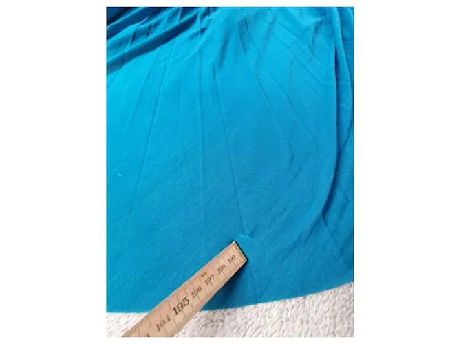 Falda larga azul Céline 