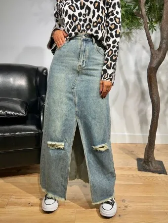 Falda Larga Denim FARGO