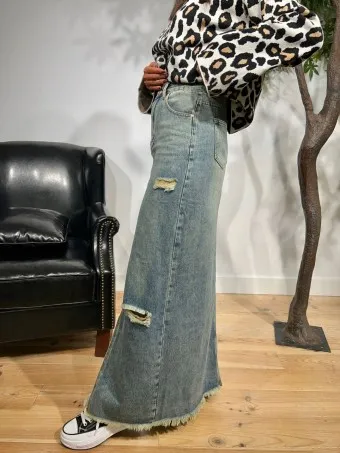 Falda Larga Denim FARGO