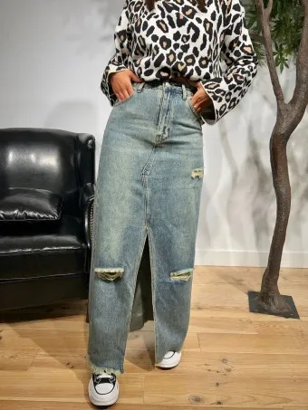 Falda Larga Denim FARGO