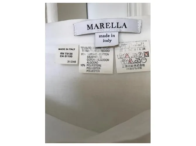 falda larga Marella Blanco 