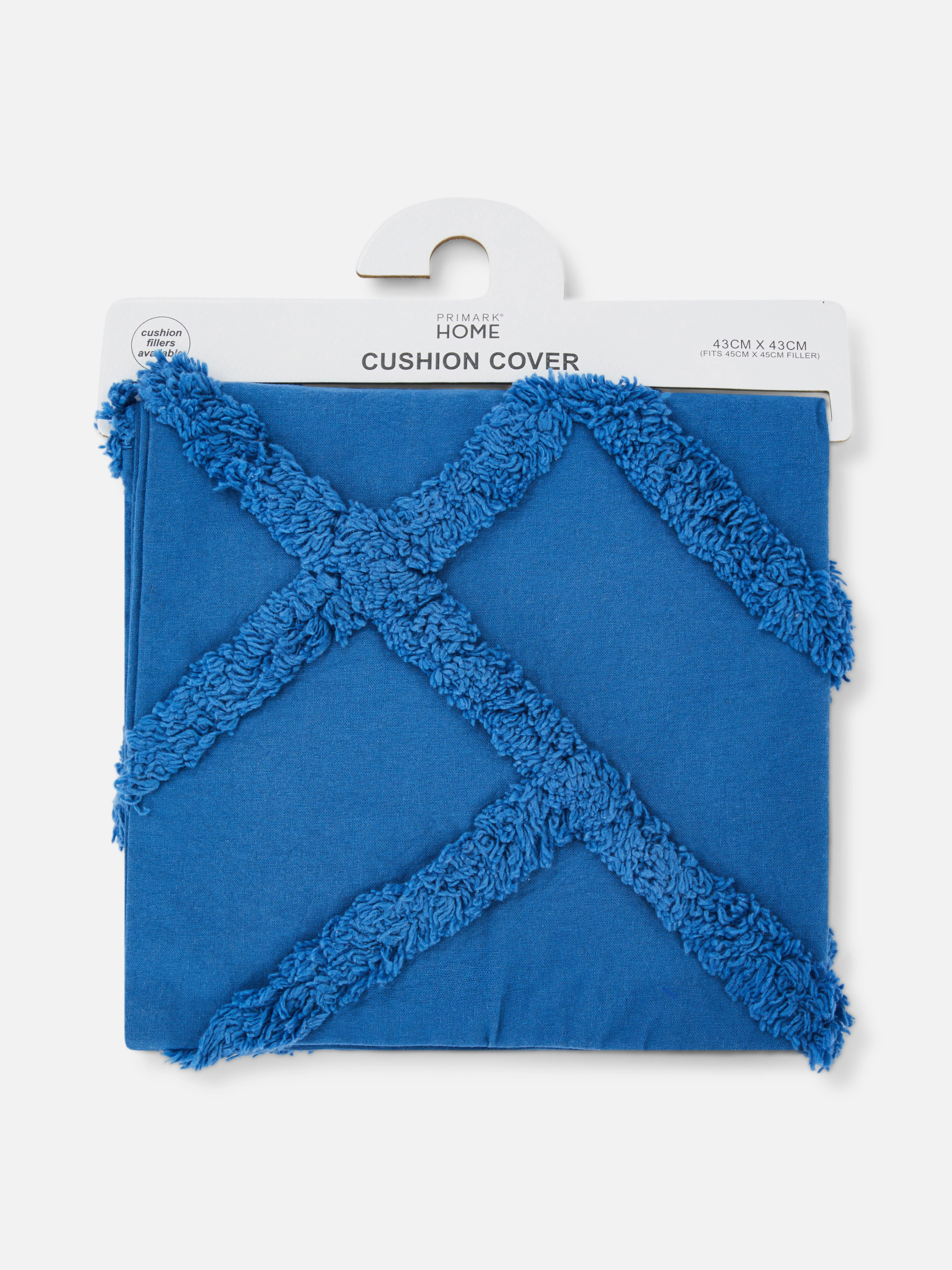 Funda de cojín cuadrada con diseño en relieve