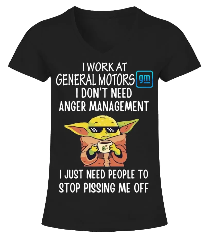 General Motors Camiseta cuello pico Mujer