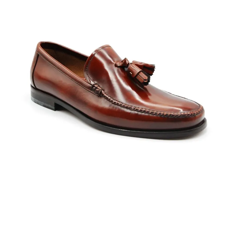 GILS CLASSIC 77106 Negro y burdeos. Castellanos borlas