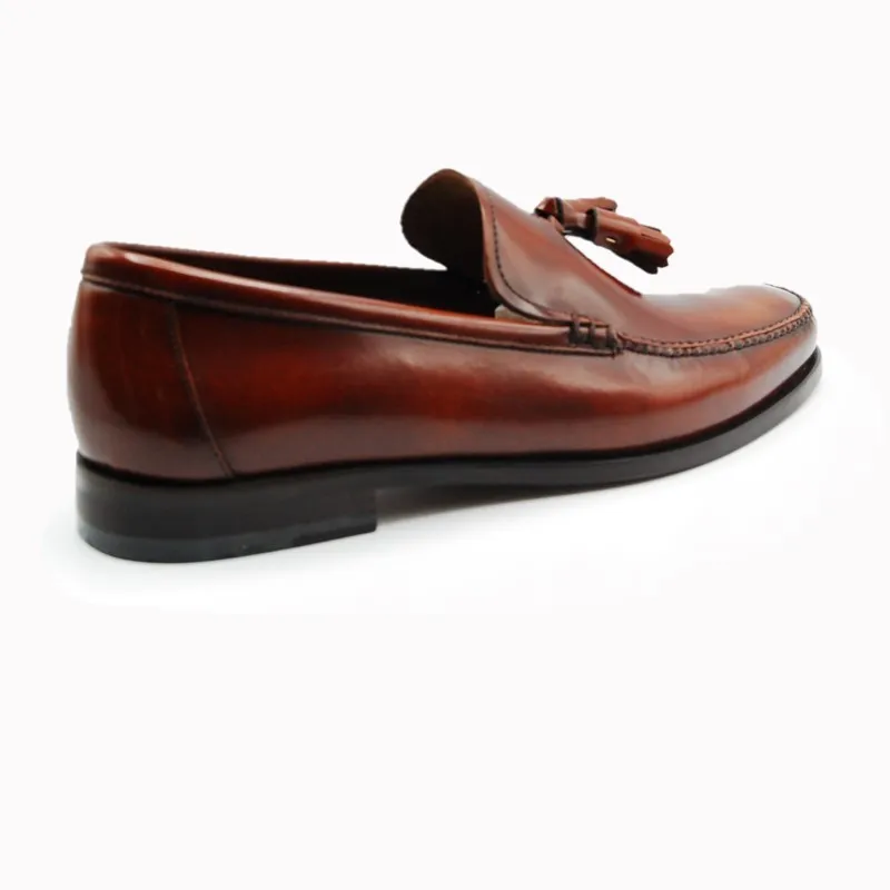 GILS CLASSIC 77106 Negro y burdeos. Castellanos borlas