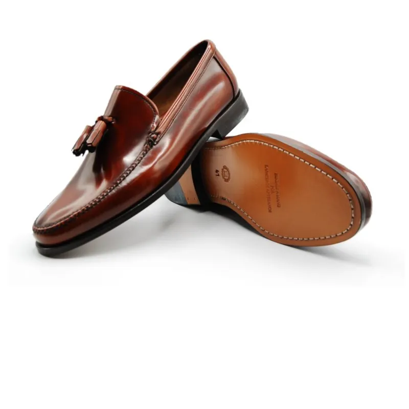 GILS CLASSIC 77106 Negro y burdeos. Castellanos borlas
