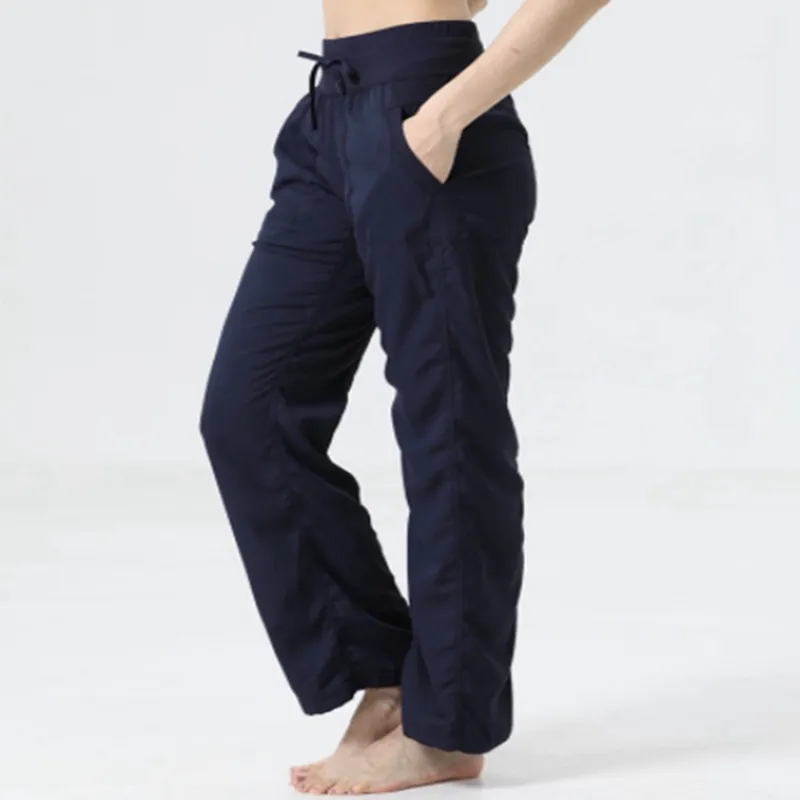 Gimnasio para mujeres Pantalones de longitud completa Pantalones anchos Pantalones de ejercicio Capris de ejercicio 4 vías Capri
