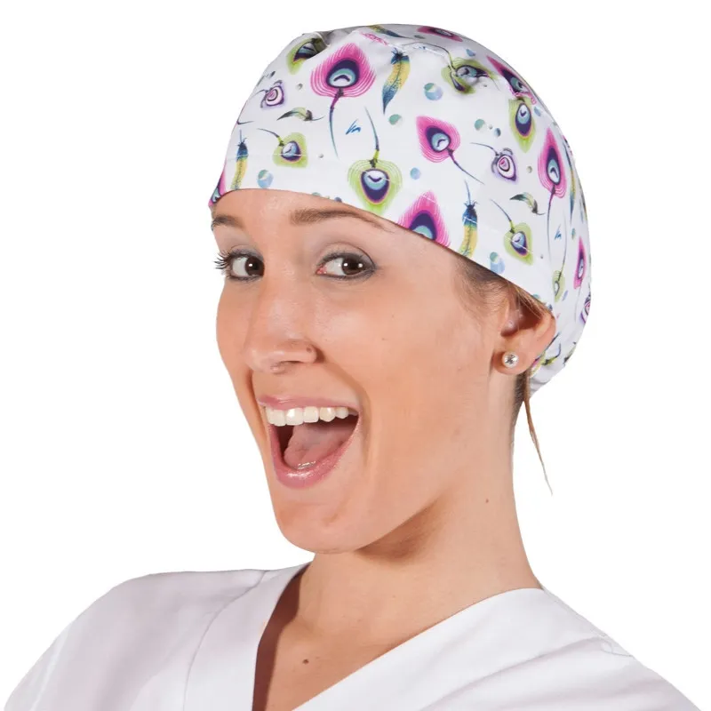 GORRO MéDICO PELO LARGO PLUMAS  GARY'S