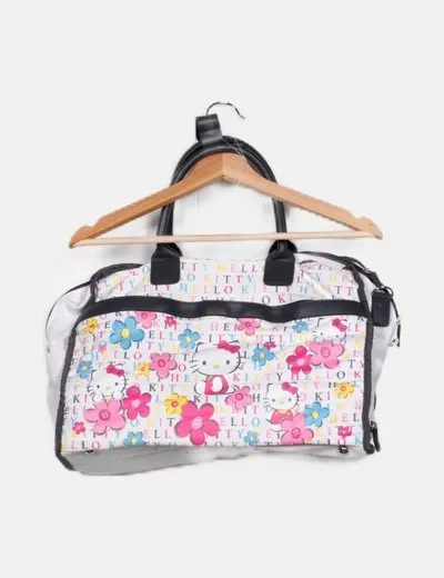 Hello Kitty Bolsa viaje blanca Hello Kitty
