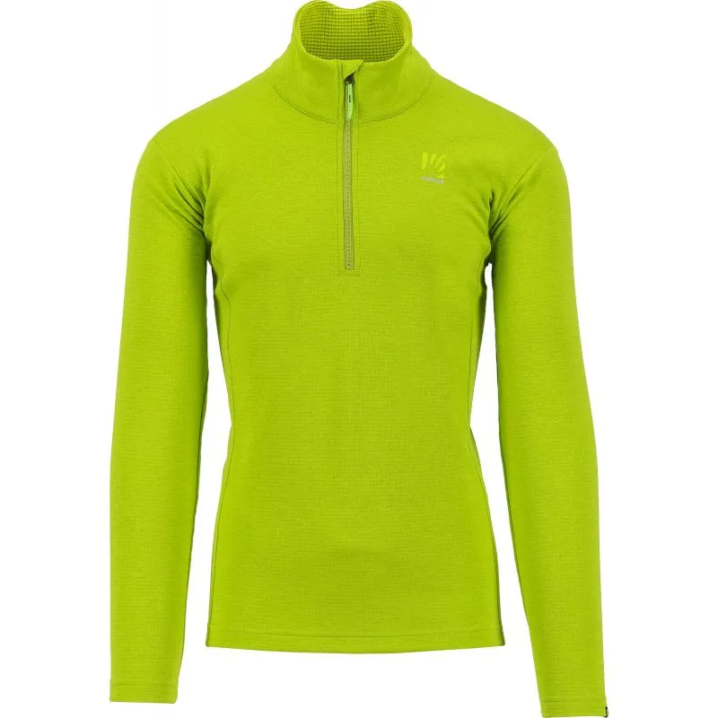 Hombres Karpos Midlayer Pizzocco 1/2 zip fleece (Lime Green)