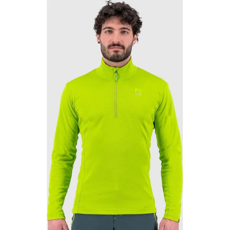 Hombres Karpos Midlayer Pizzocco 1/2 zip fleece (Lime Green)