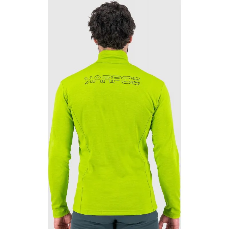 Hombres Karpos Midlayer Pizzocco 1/2 zip fleece (Lime Green)