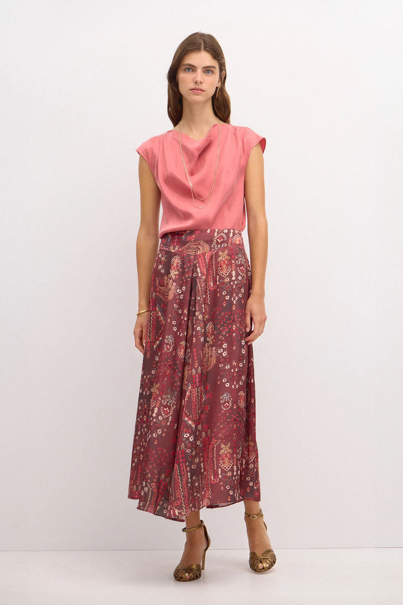 Hoss Intropia Carmen. Top tencel drapeado