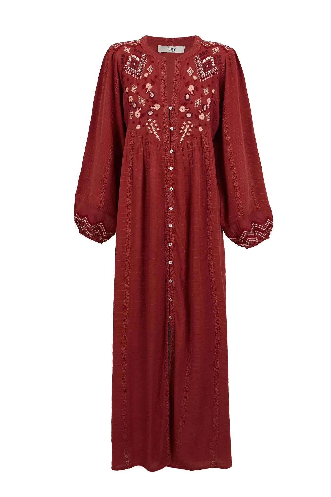 Hoss Intropia Carola. Vestido bordado.