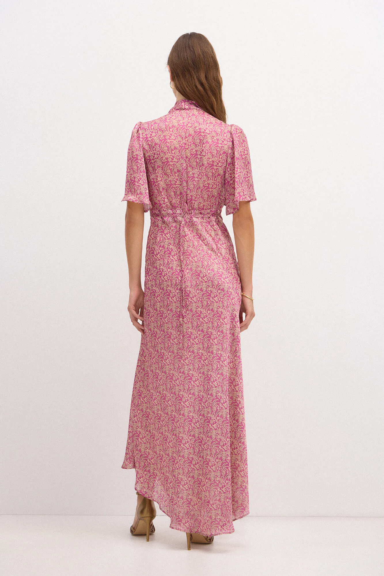 Hoss Intropia Casiopea. Vestido estampado botones.