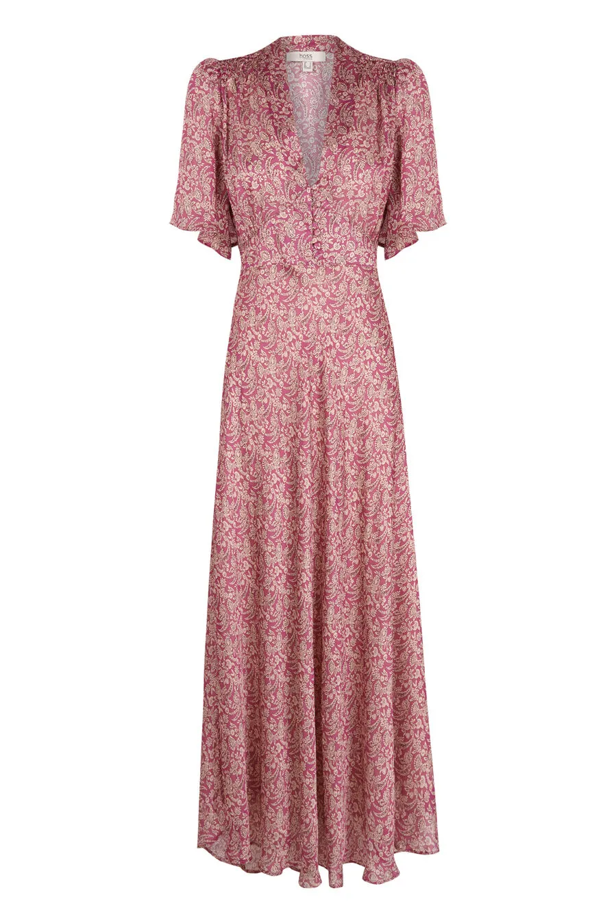 Hoss Intropia Casiopea. Vestido estampado botones.