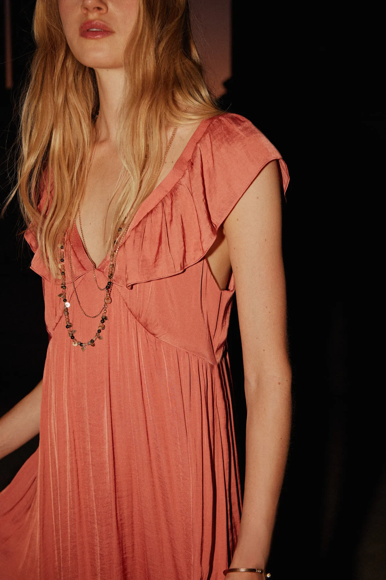Hoss Intropia Cora. Vestido volante.