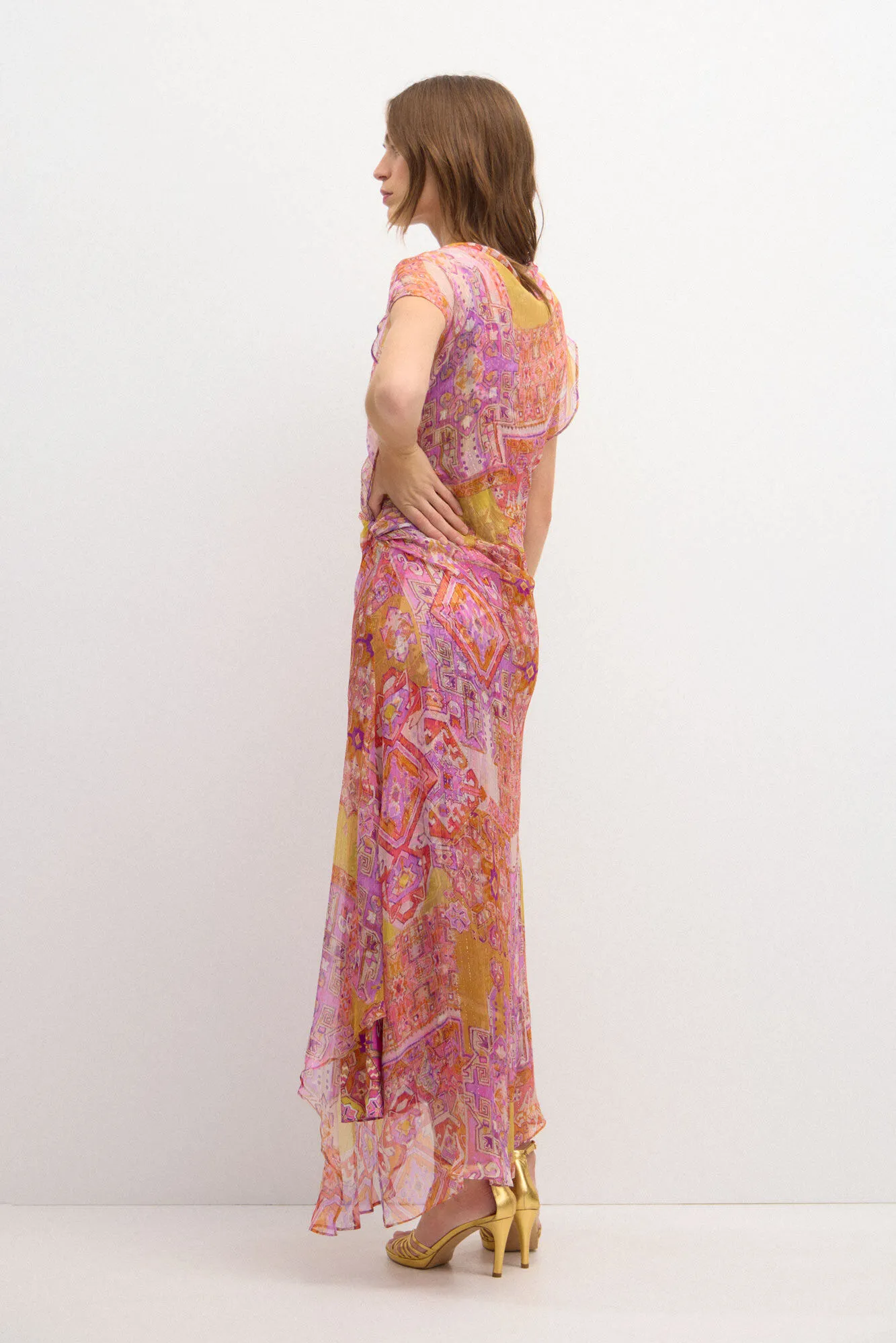 Hoss Intropia Jara. Vestido seda nudo.