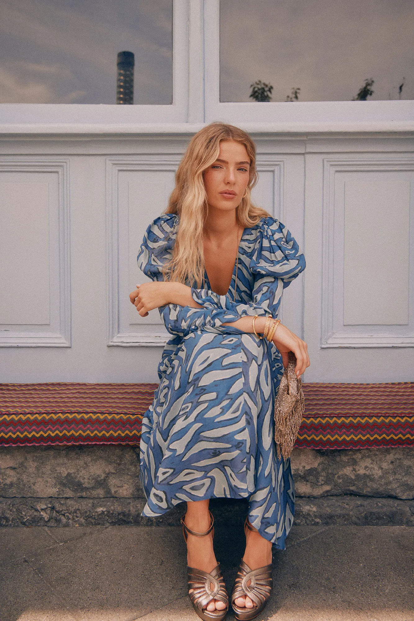 Hoss Intropia Rea. Vestido estampado.