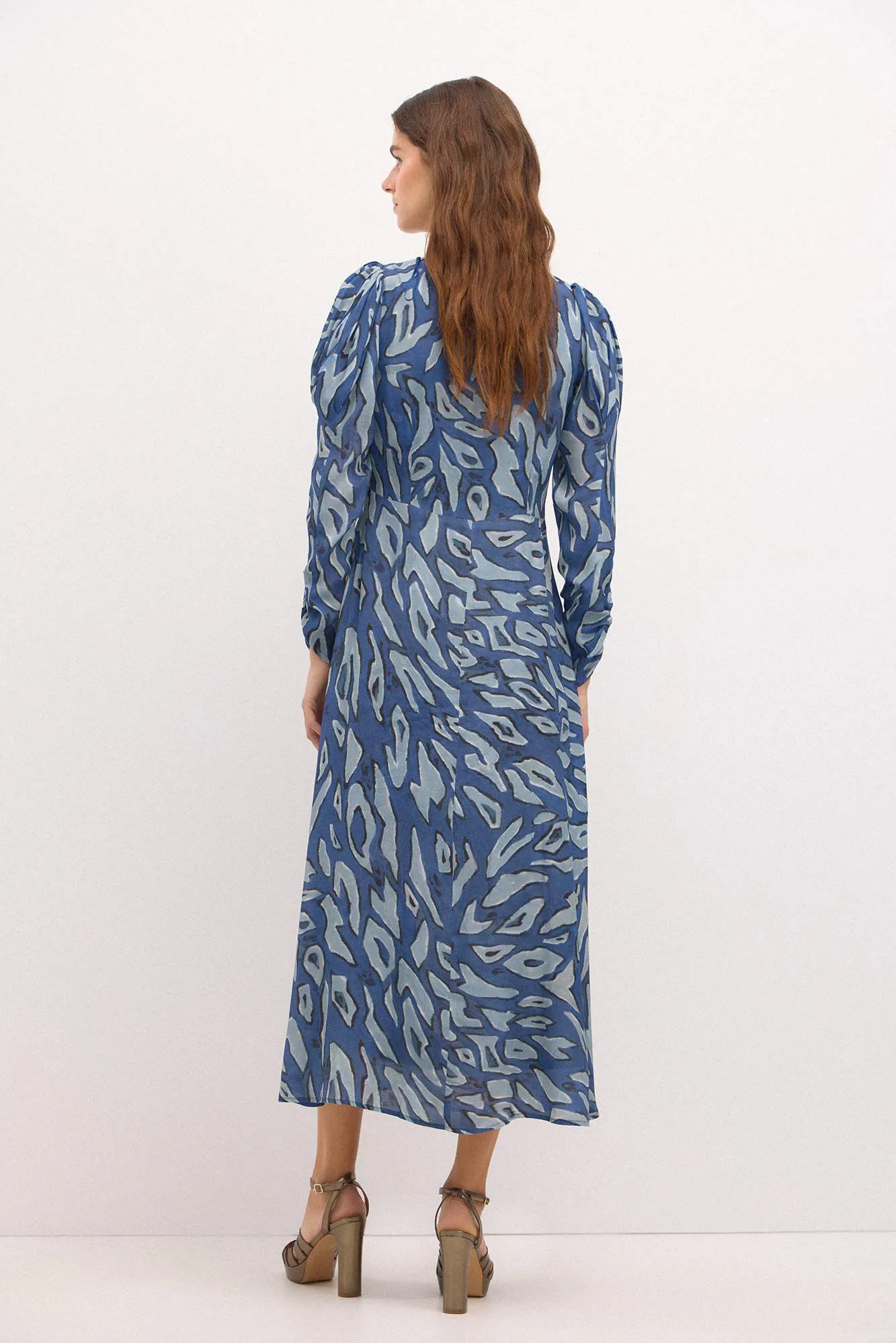 Hoss Intropia Rea. Vestido estampado.