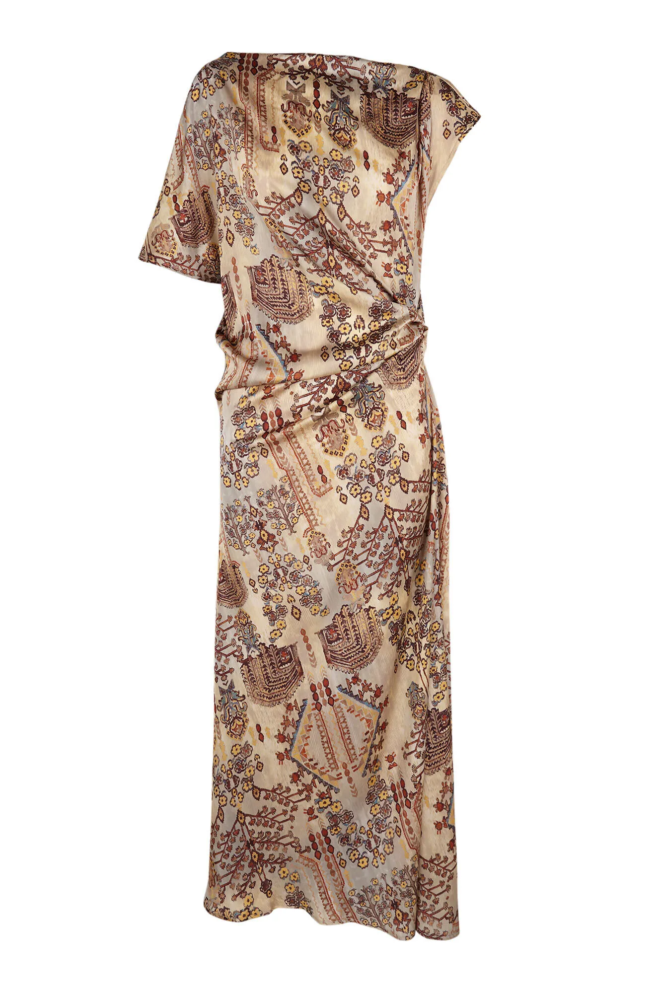 Hoss Intropia Rocio. Vestido estampado nudo.