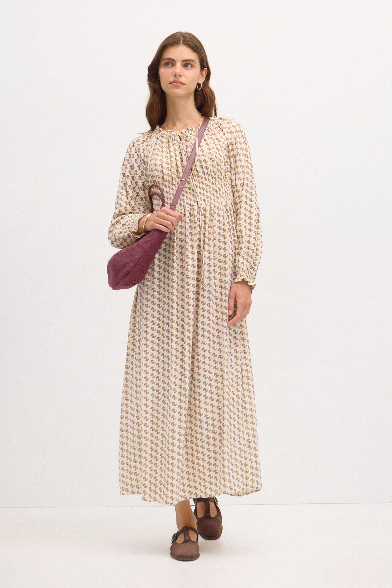 Hoss Intropia Romelia. Vestido estampado sello.