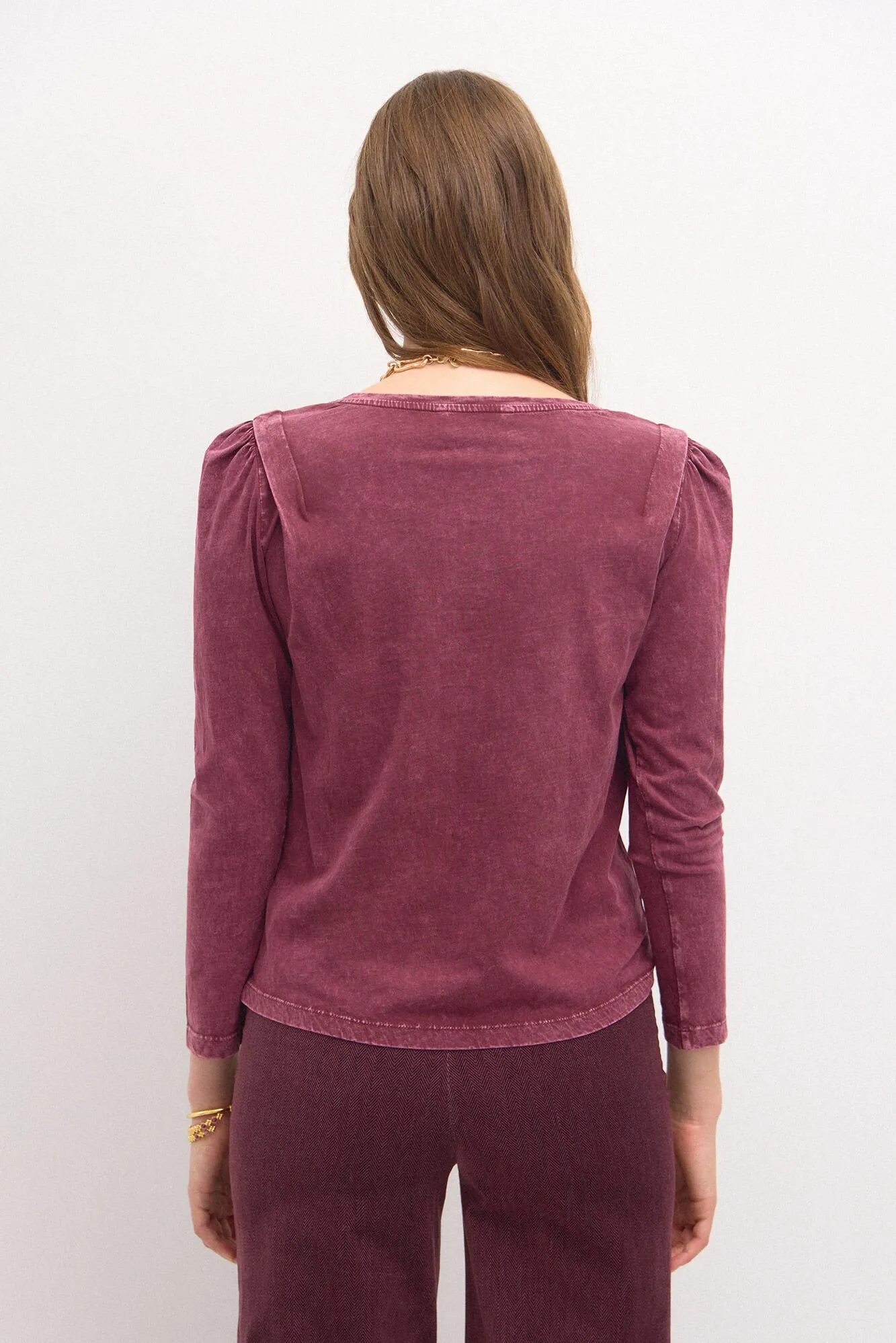 Hoss Intropia Simona. Camiseta de algodón entallada