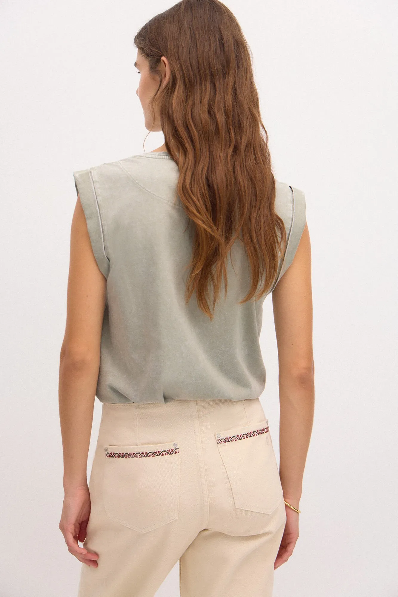 Hoss Intropia Sonia. Camiseta de algodón lavada