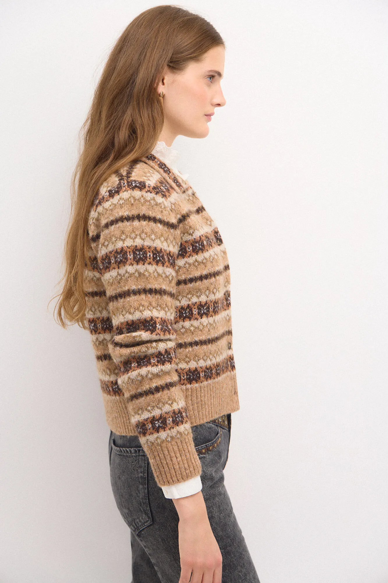 Hoss Intropia Tahira.Chaqueta greca