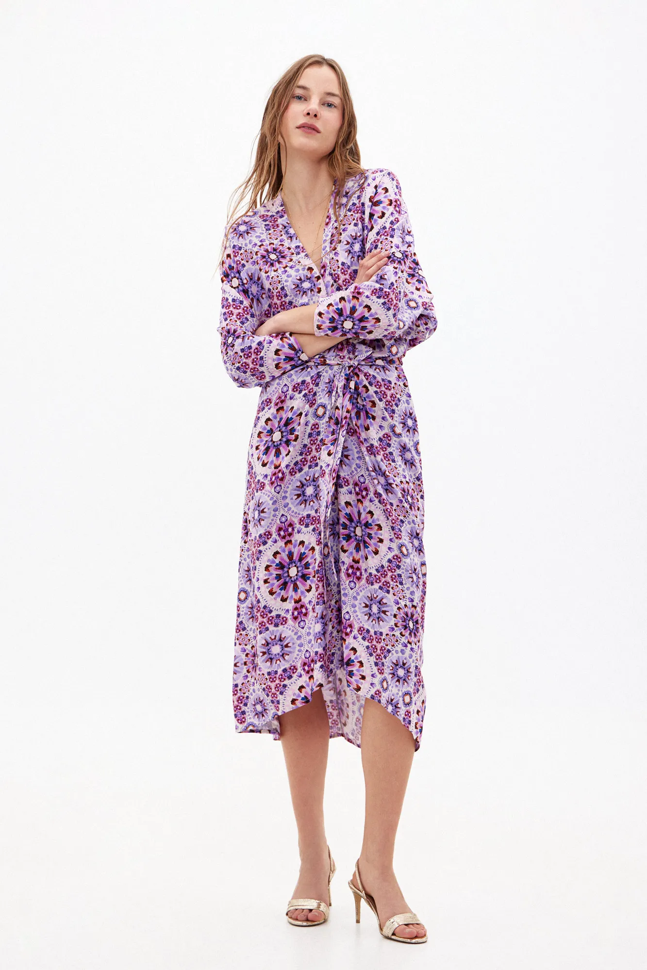Hoss Intropia Vivian. Vestido midi estampado