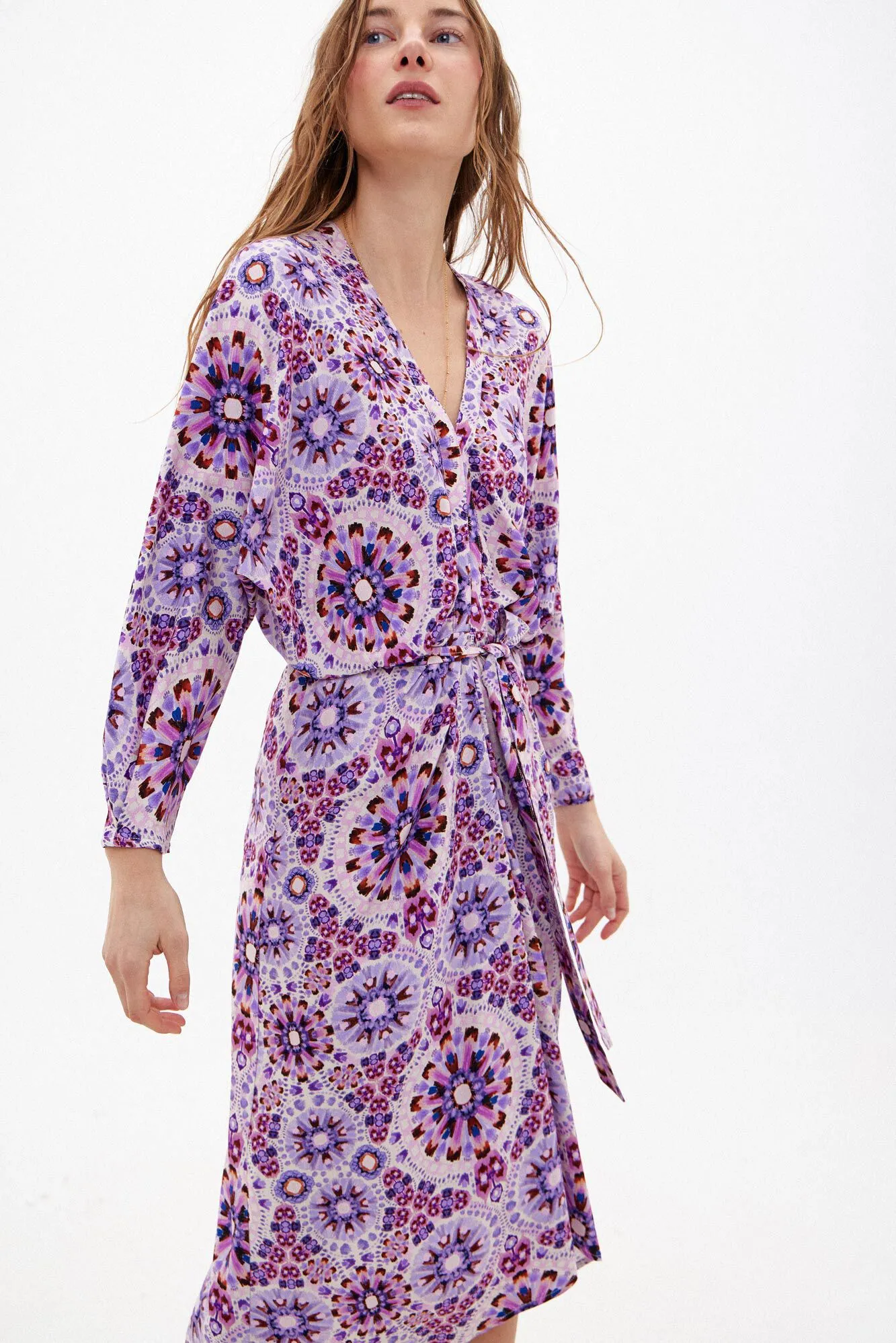 Hoss Intropia Vivian. Vestido midi estampado